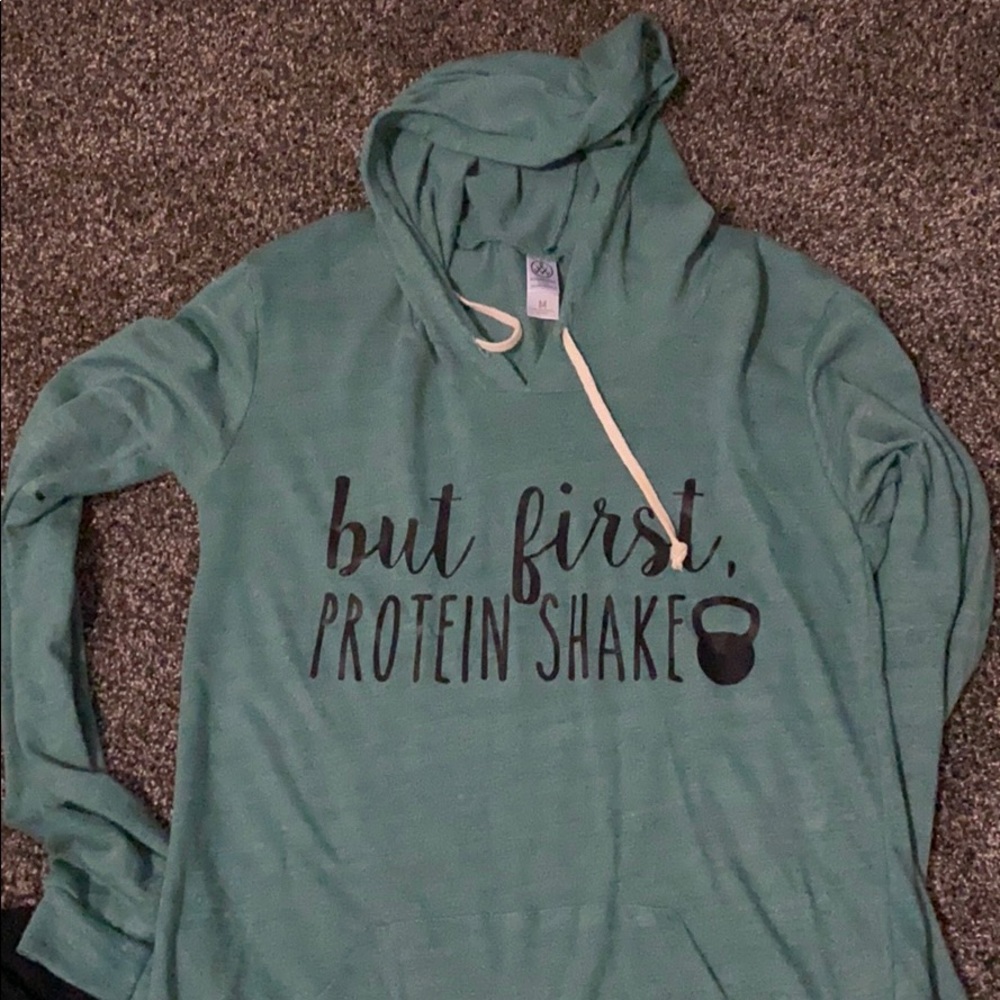 Lightweight workout hoodie
